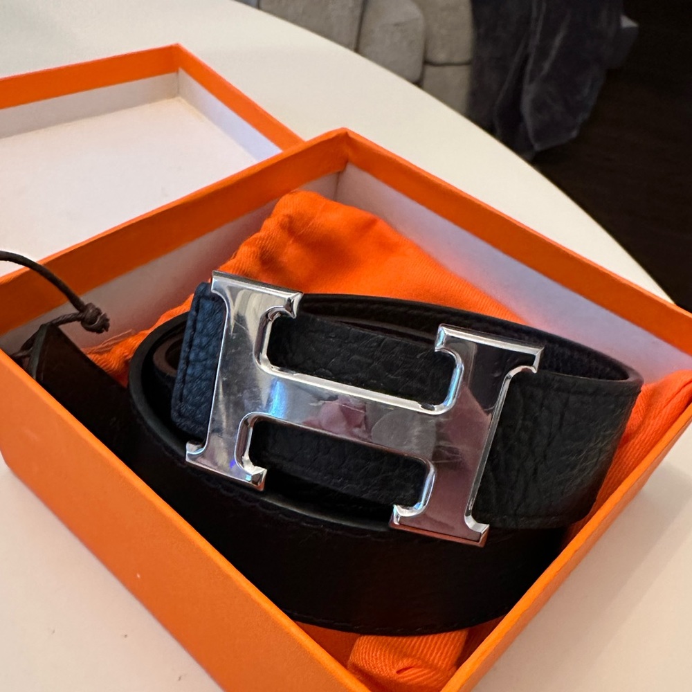 Hermes belt with buckle